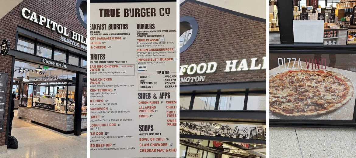 Capitol Hill Food Hall - A Gates Menu