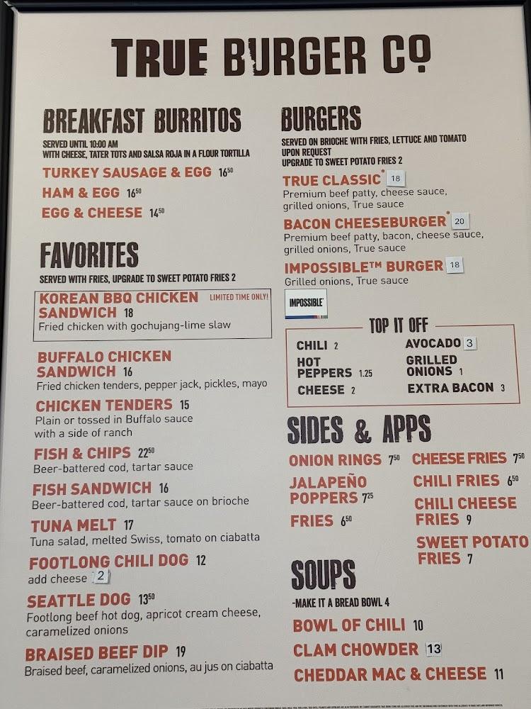 Capitol Hill Food Hall - A Gates Menu image 1